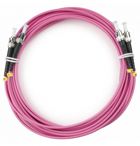 Патч-корды оптические Cabeus FOP-50-OM4-ST-ST-7m