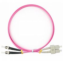 Патч-корды оптические Cabeus FOP-50-OM4-SC-ST-1,5m