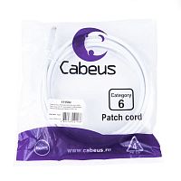 Патч-корды Cabeus PC-UTP-RJ45-Cat.6-3m-WH-LSZH