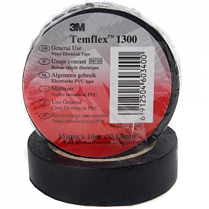 Универсальная изоляционная лента Temflex 1300, черная (7000062609)