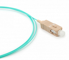 Hyperline FPT-B9-503-SC/PR-1M-LSZH-AQ (FPT9-503-SC-10G-1M) Пигтейл волоконно-оптический MM 50/125