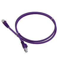 LANMASTER LAN-PC45/U5E-1.0-VI Патч-корд LSZH UTP кат.5e, 1.0 м, фиолетовый