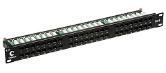 Cabeus PLHD-48-Cat.6-Dual IDC-1U Патч-панель высокой плотности 19