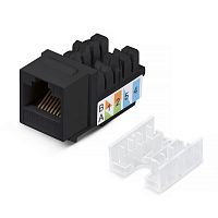 Модули Keystone Jack Cabeus KJ-RJ45-Cat.5e-90-SW-BK