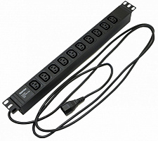 Hyperline SHE19-10IEC-2.5IEC Блок розеток для 19