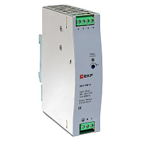 EKF DR-E-75W-12 Блок питания на дин рейку 75Вт,Uвх ~ 220 В AC, Uвых - 12 В DC постоянного тока