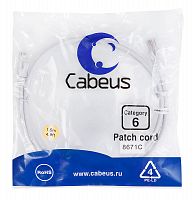 Патч-корды Cabeus PC-UTP-RJ45-Cat.6-1.5m-WH