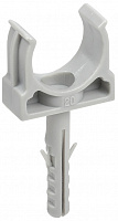 IEK CTA10MP-CT20-K41-100 Держатель с защёлкой и дюбелем CT20 цвет серый (без винта)