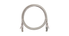 NIKOMAX NMC-PC4SD55B-003-GY Коммутационный шнур F/UTP 4 пары, Кат.5е PVC нг(А), серый, 0,3м
