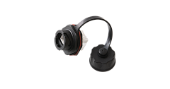 NIKOMAX NMC-KJUE2-IS-BK Индустриальный модуль-вставка, Кат.6 (Класс E), 250МГц, RJ45/8P8C, 1