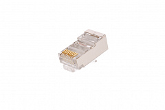 NETLAN EC-UP8P8C-SD-003-TR-1000 Коннектор RJ45/8P8C под витую пару, Кат.5e (Класс D), 100МГц, покрыт