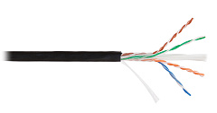 NIKOMAX NKL 4640B-BK Кабель NIKOLAN U/UTP 4 пары, Кат.6 (Класс E), тест по ISO/IEC, 250МГц, внешний