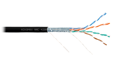 NIKOMAX NMC 4200C-BK Кабель F/UTP 4 пары, Кат.5e (Класс D), тест по ISO/IEC, 100МГц, одножильный