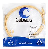 Патч-корды Cabeus PC-UTP-RJ45-Cat.6-1.5m-YL
