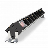DANNMAN SDZ19-8SH-S-1x10-IEC  Блок розеток силовых для 19