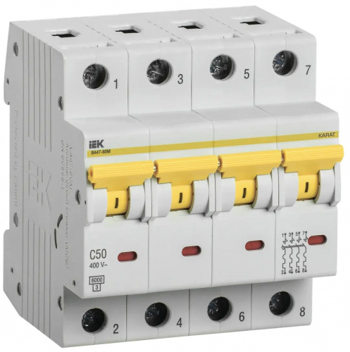 Автоматические выключатели IEK MVA31-4-050-C
