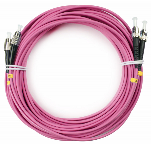 Патч-корды оптические Cabeus FOP-50-OM4-FC-ST-25m