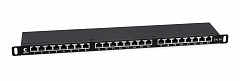Cabeus PLHD-24-Cat.6a-SH-Dual-0,5U Патч-панель высокой плотности 19
