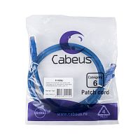 Патч-корды Cabeus PC-UTP-RJ45-Cat.6-1m-BL-LSZH