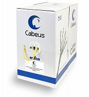 Кабель витая пара Cabeus UTP-4P-Cat.5e-SOLID-LSZH-YL