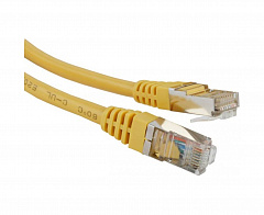 HYPERLINE PC-LPM-STP-RJ45-RJ45-C5e-0.5M-YL Патч-корд F/UTP, экранированный, Cat.5е, 0.5 м, желтый