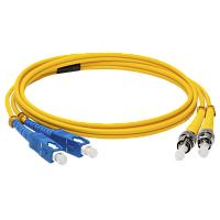 Патч-корды оптические LANMASTER LAN-2ST-2SC/SU-10