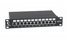 Патч-панели Cabeus PL-12-Cat.6 10"-SH-Dual IDC