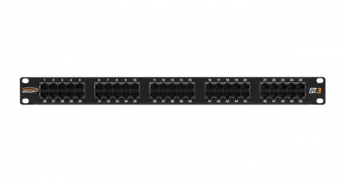 Патч-панели NIKOMAX NMC-RP50UC3-1U-BK