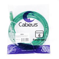 Патч-корды Cabeus PC-UTP-RJ45-Cat.6-3m-GN-LSZH